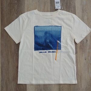 NWT Billie Eilish Girls Oversized Graphic T-Shirt Cream Size S